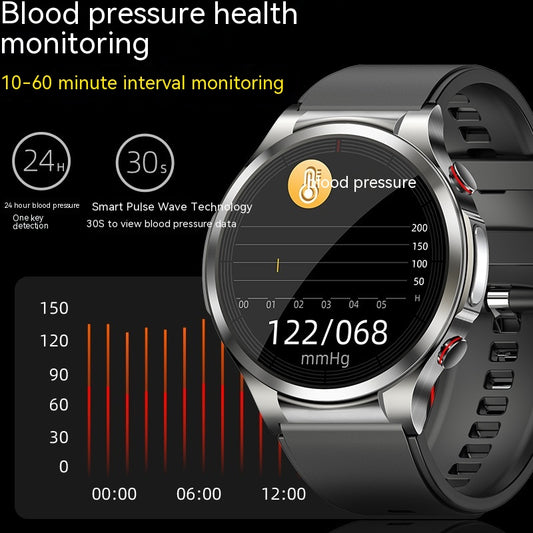 W11 Blood Sugar Testing ECG Blood Pressure Heart Rate Body Temperature Smart Watch